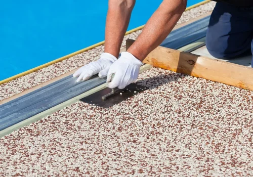 resin surface installation image of a resin driveway installation